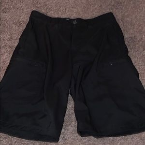 boys black shorts